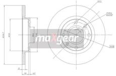 Brzdový kotouč MAXGEAR 19-0790