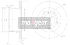 Brzdový kotouč MAXGEAR 19-0794