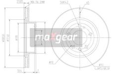 Brzdový kotouč MAXGEAR 19-0797