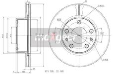 Brzdový kotouč MAXGEAR 19-0798