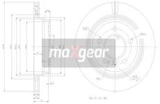 Brzdový kotouč MAXGEAR 19-0800