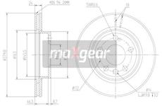 Brzdový kotouč MAXGEAR 19-0801