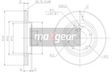 Brzdový kotouč MAXGEAR 19-0802