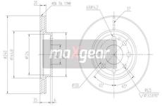 Brzdový kotouč MAXGEAR 19-0805