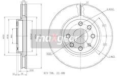 Brzdový kotouč MAXGEAR 19-0808