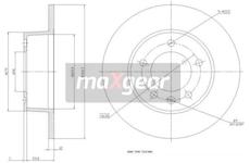 Brzdový kotouč MAXGEAR 19-0815
