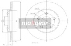 Brzdový kotouč MAXGEAR 19-0816