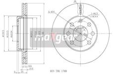 Brzdový kotouč MAXGEAR 19-0818