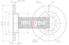Brzdový kotouč MAXGEAR 19-0820
