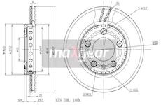 Brzdový kotouč MAXGEAR 19-0821