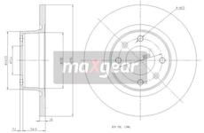 Brzdový kotouč MAXGEAR 19-0833