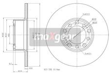 Brzdový kotouč MAXGEAR 19-0845