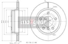 Brzdový kotouč MAXGEAR 19-0846