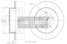 Brzdový kotouč MAXGEAR 19-0912
