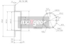 Brzdový kotouč MAXGEAR 19-0920