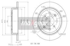 Brzdový kotouč MAXGEAR 19-0921
