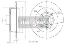 Brzdový kotouč MAXGEAR 19-0922