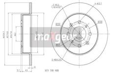 Brzdový kotouč MAXGEAR 19-0923