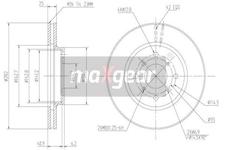 Brzdový kotouč MAXGEAR 19-0924