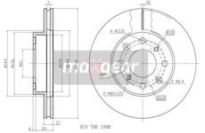 Brzdový kotouč MAXGEAR 19-0928