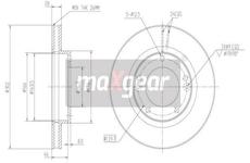 Brzdový kotouč MAXGEAR 19-0938