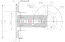 Brzdový kotouč MAXGEAR 19-0939
