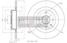Brzdový kotouč MAXGEAR 19-0941