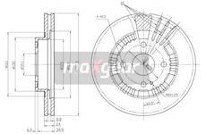 Brzdový kotouč MAXGEAR 19-0942
