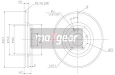 Brzdový kotouč MAXGEAR 19-0947