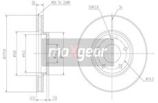 Brzdový kotouč MAXGEAR 19-0951