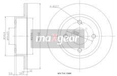 Brzdový kotouč MAXGEAR 19-0953