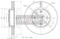 Brzdový kotouč MAXGEAR 19-0954