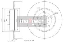 Brzdový kotouč MAXGEAR 19-0955