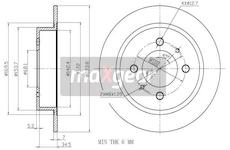 Brzdový kotouč MAXGEAR 19-0957