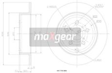 Brzdový kotouč MAXGEAR 19-0964