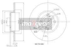 Brzdový kotouč MAXGEAR 19-0965