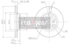 Brzdový kotouč MAXGEAR 19-0967
