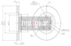 Brzdový kotouč MAXGEAR 19-0968