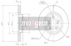 Brzdový kotouč MAXGEAR 19-0969