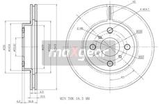 Brzdový kotouč MAXGEAR 19-0970