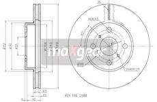 Brzdový kotouč MAXGEAR 19-0971