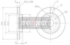 Brzdový kotouč MAXGEAR 19-0972