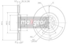 Brzdový kotouč MAXGEAR 19-0974