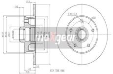 Brzdový kotouč MAXGEAR 19-0977