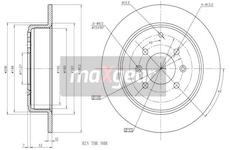 Brzdový kotouč MAXGEAR 19-0989