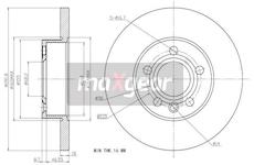 Brzdový kotouč MAXGEAR 19-0990