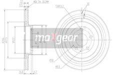 Brzdový kotouč MAXGEAR 19-0995