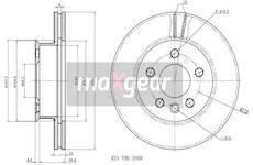 Brzdový kotouč MAXGEAR 19-0996