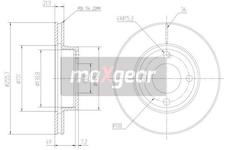 Brzdový kotouč MAXGEAR 19-0997