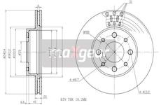 Brzdový kotouč MAXGEAR 19-1000